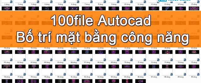 100 file autocad bố trí mặt bằng công trình kiến trúc mẫu - Ảnh 3
